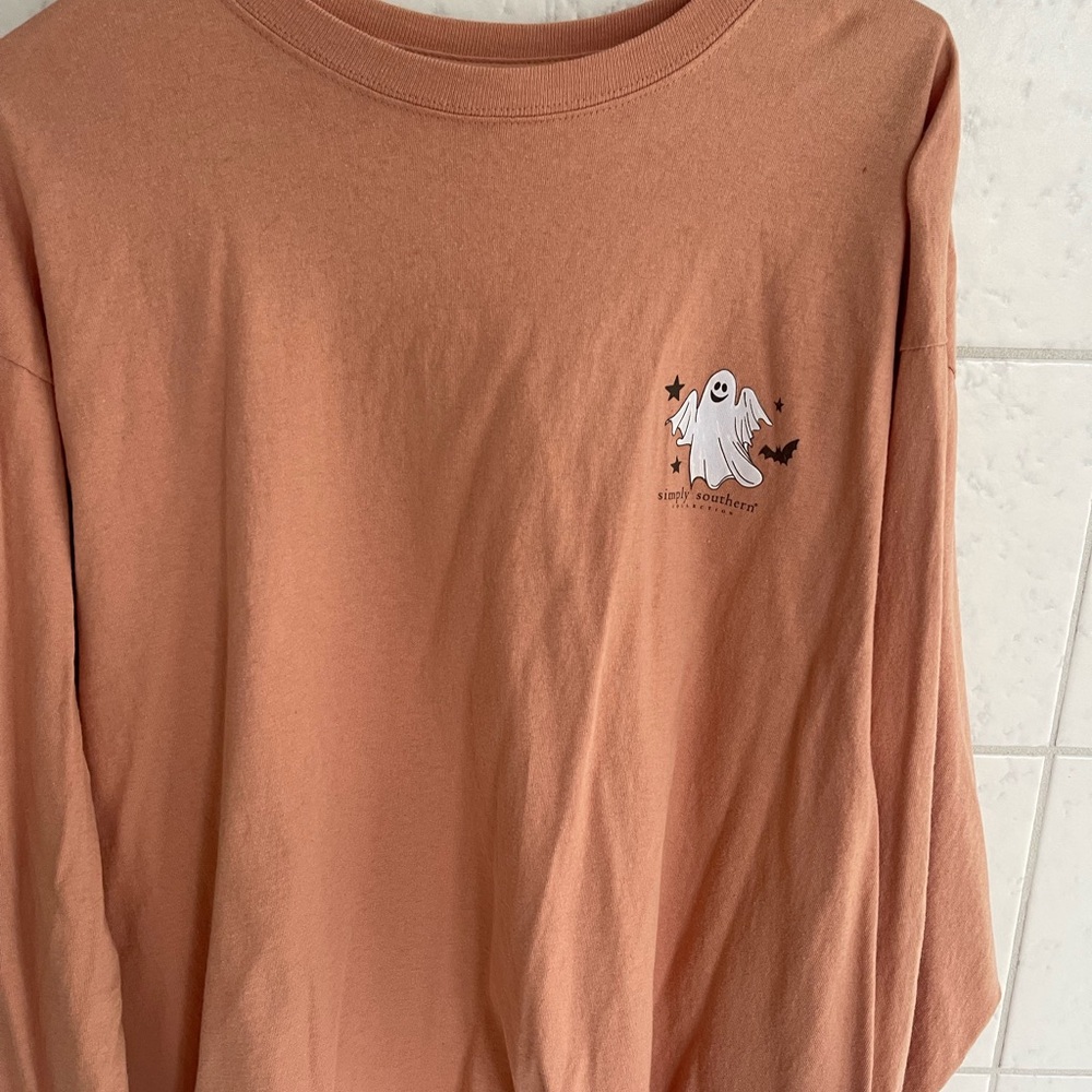 Simply Southern Peach Tee - Picture 2 of 4